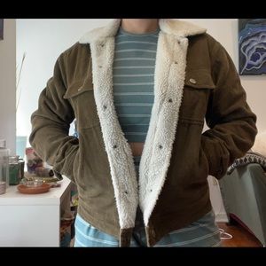 BDG Mens Corduroy Sherpa Jacket